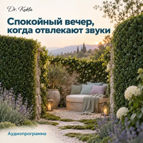 Спокойный вечер, когда отвлекают звуки - аудиопрограмма Dr Kukla
